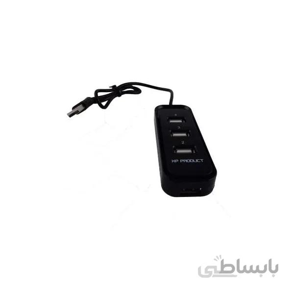 هاب USB چهار پورت ایکس پی XP-H808C ا XP PRODUCT XP-H808C 4 PORT USB HUB