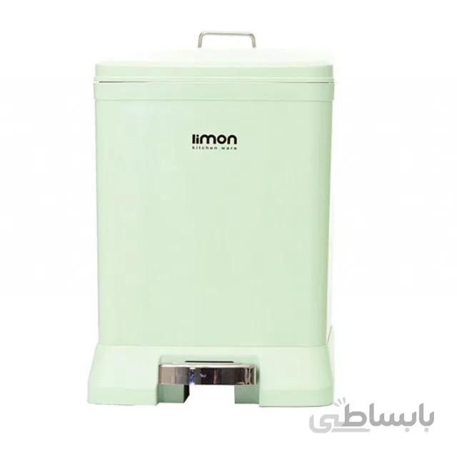 سطل ارام بند 4گوش 12 لیتری الوان 162835 سفید