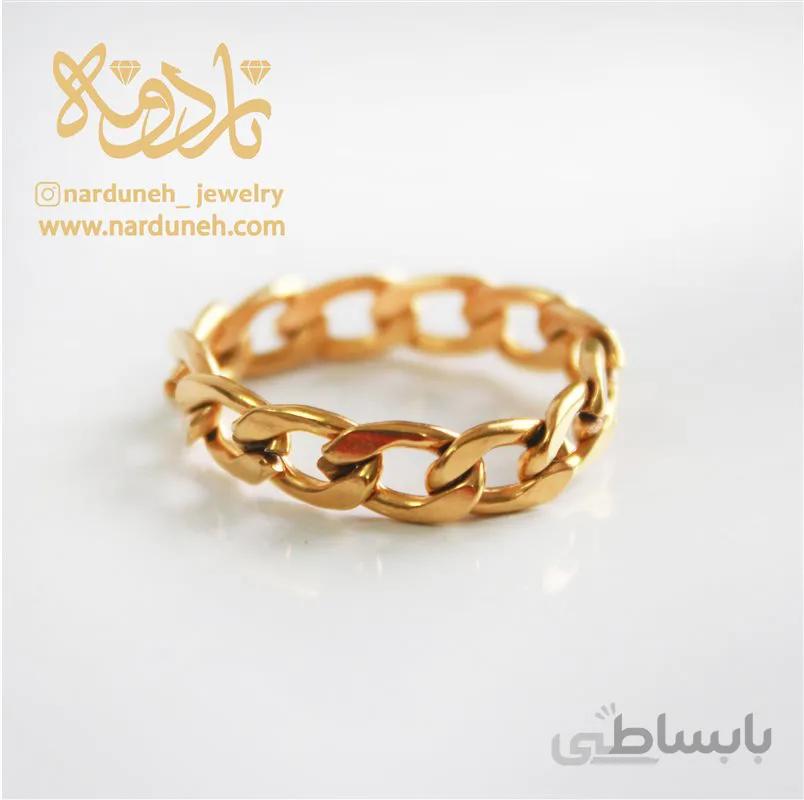 انگشتر کارتیر استیل - 05/ سایز 10 و 11