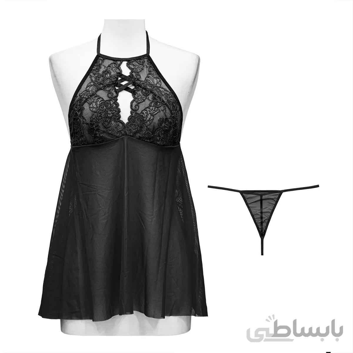 لباس خواب کوتاه گیپور فانتزی کلرن 3031