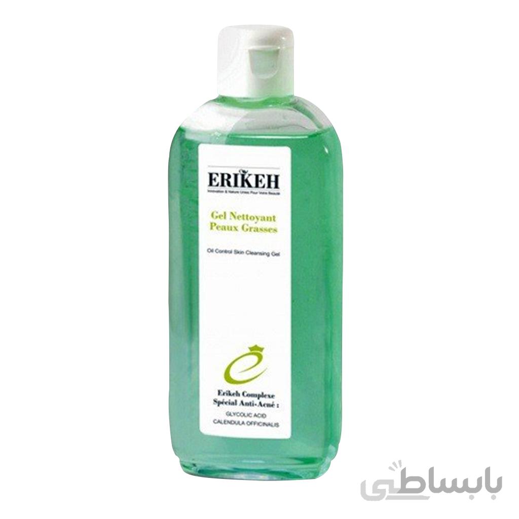 ژل پاک کننده و کنترل کننده چربی اریکه
