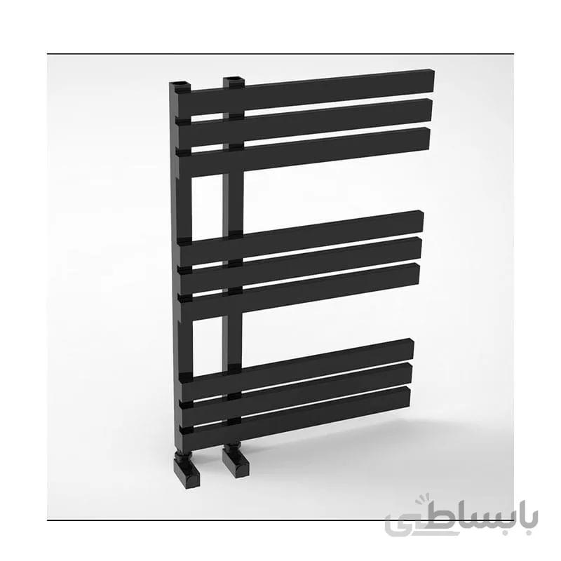حوله خشک کن آلومینیوم مشکی دیاموند طرح2