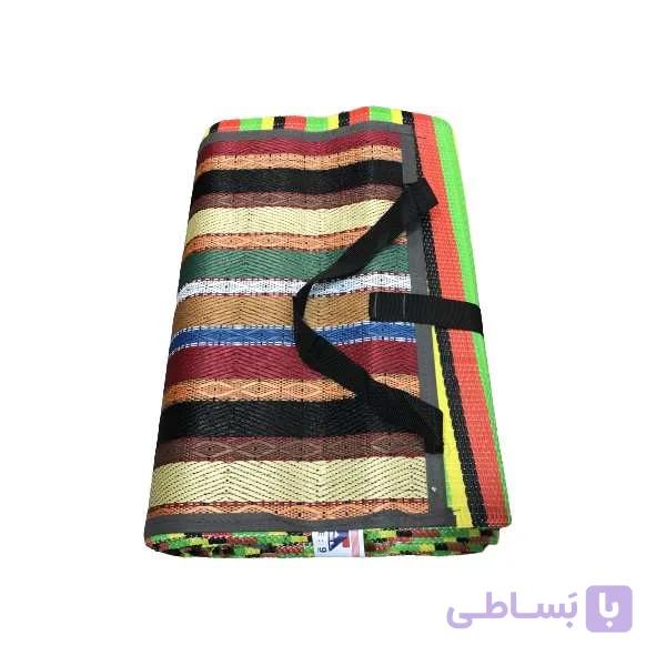 زیرانداز سفری 24 نفره ساحل مدل حصیر 4 — تصویر 1