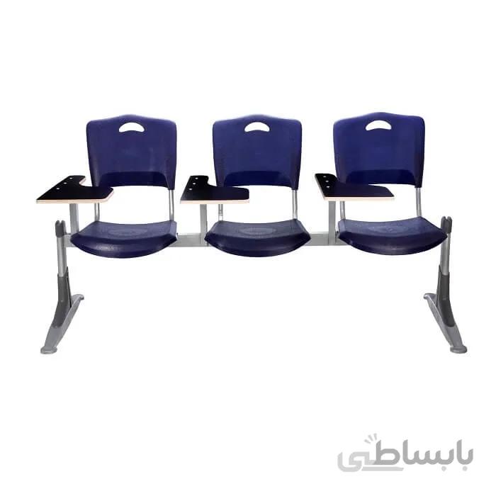 صندلی دانشجویی فایبرگلاس سه نفره شیدکو