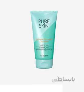 ماسک خاک رس کنترل چربی پیوراسکین Pure Skin