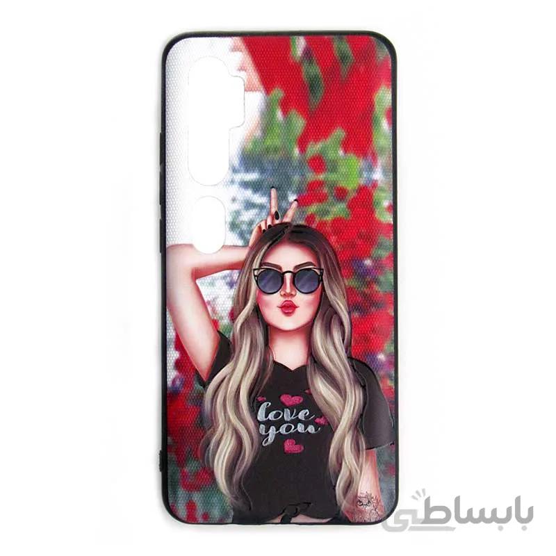 قاب فانتزی برجسته طرح دار دخترانه شیائومی Xiaomi Mi Note 10