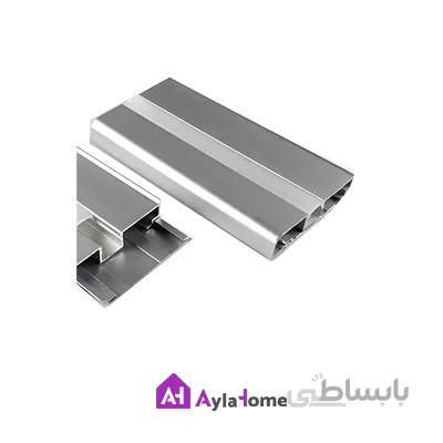 قرنیز آلومینیومی 8 سانتی 8-911 با شیار LED کد LS8 (شاخه 3 متری)