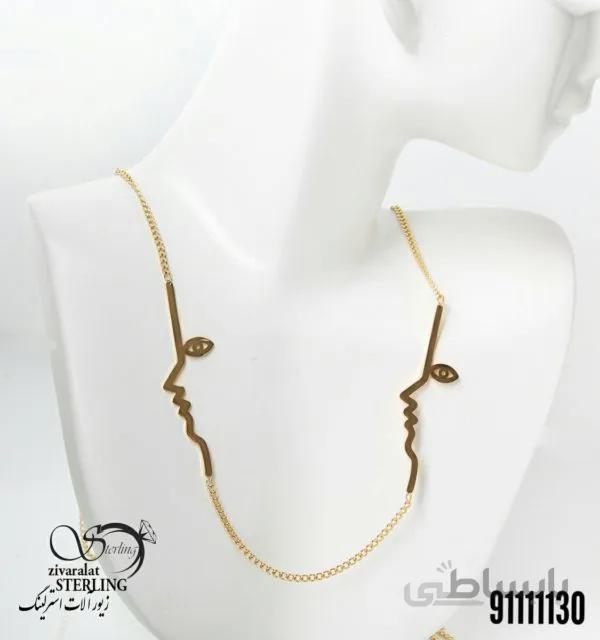 گردنبند زنانه طرح طلا کد: 3308