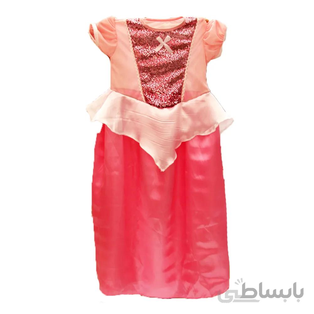 لباس شخصیت پرنسس صورتی سایز مدیوم