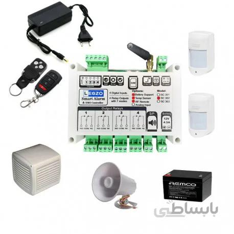 پک کامل دزدگیر سیمکارتی هوشمند لگزو مدل SC302