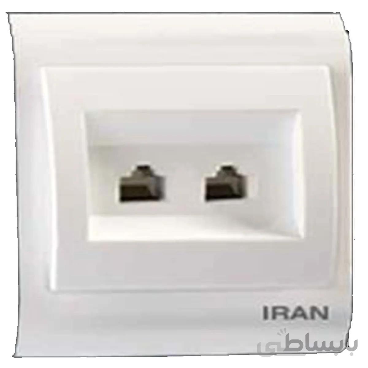 سوکت CAT6+CAT6 فضل الکتریک ، مدل ایران