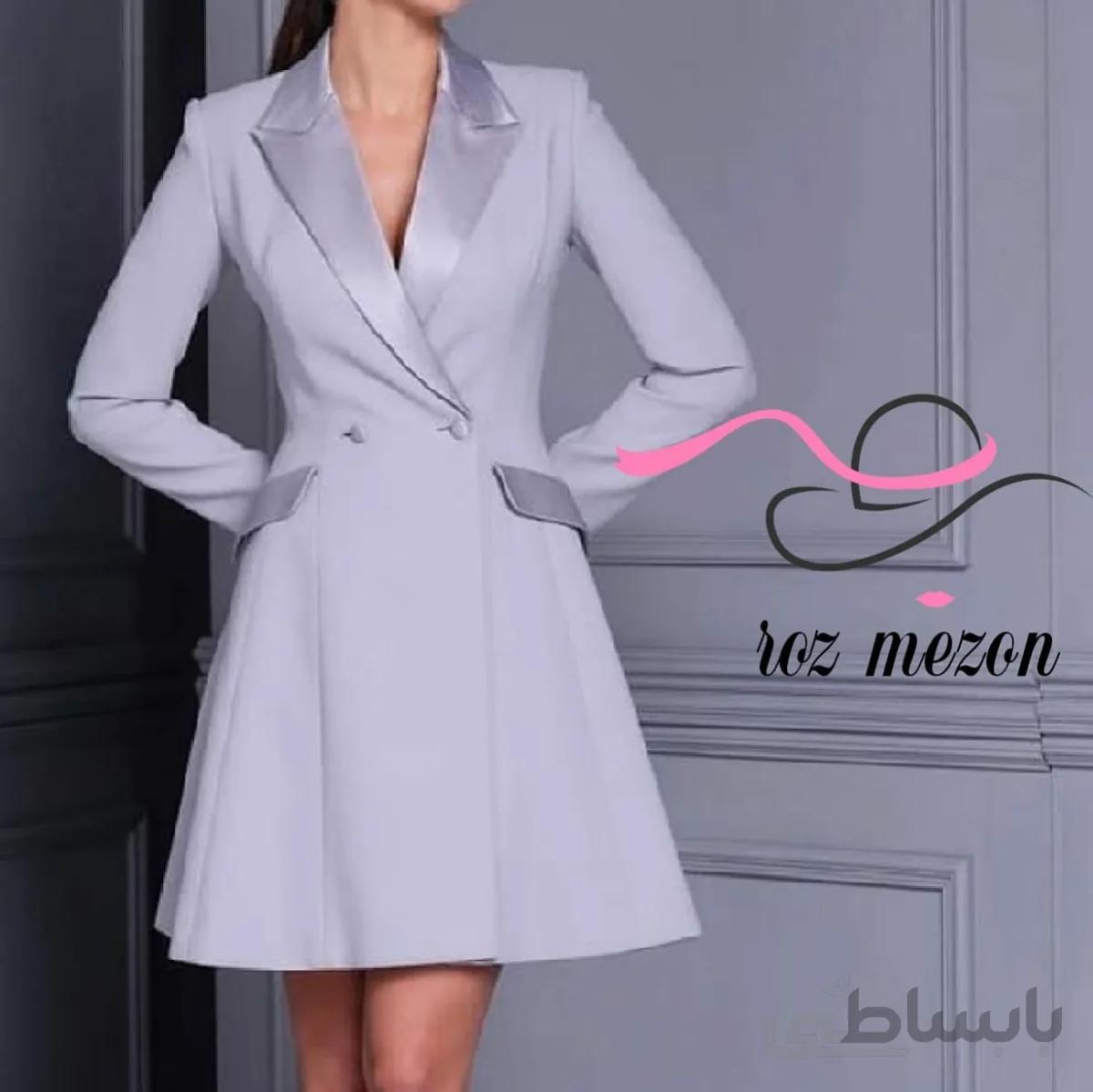 لباس مجلسی مینی دخترانه و زنانه ۹۳۷ - ابی کاربنی / ۴۴ ا 937