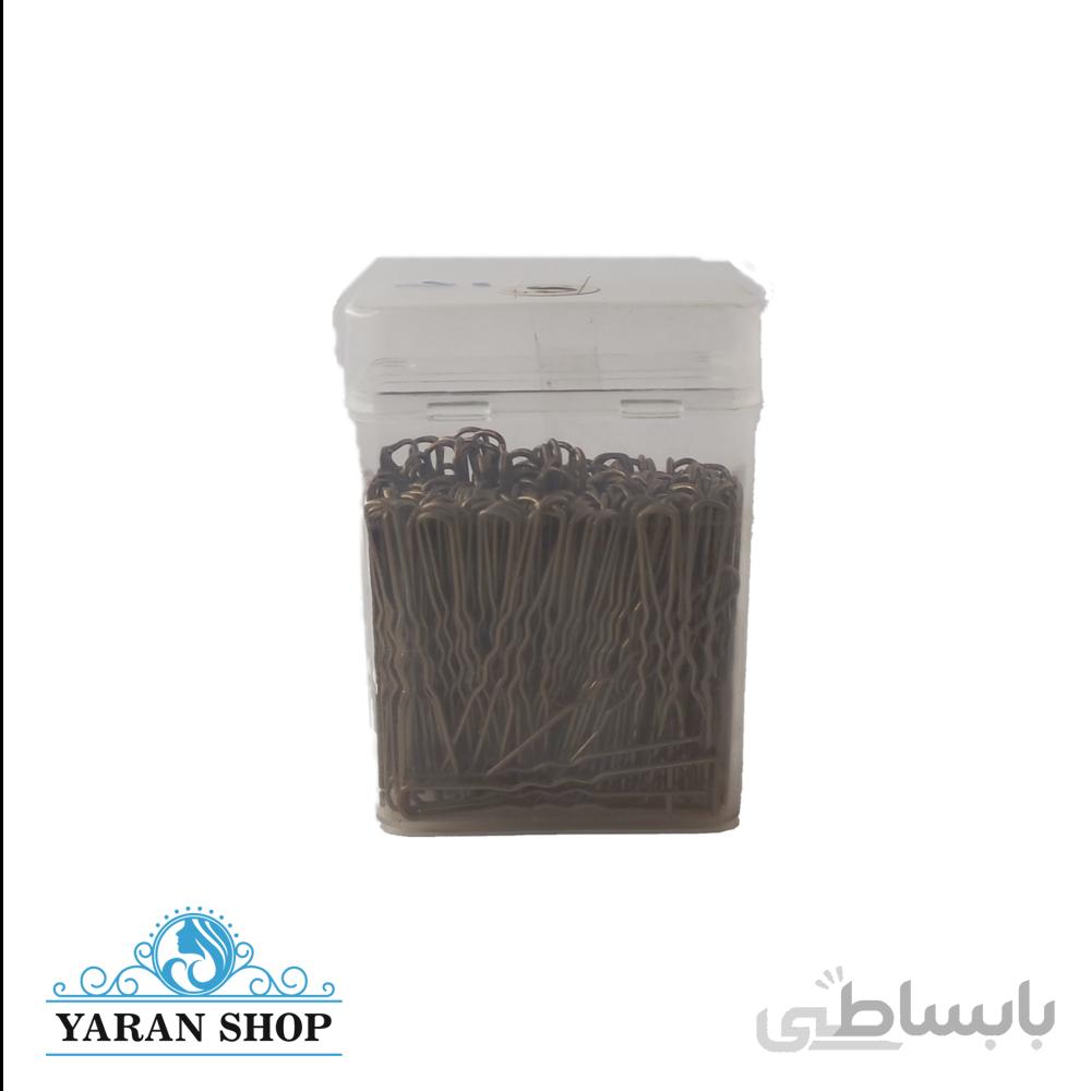 سنجاق مو گیر سر شینیون خطی کوچک شی رز طلایی ShRose