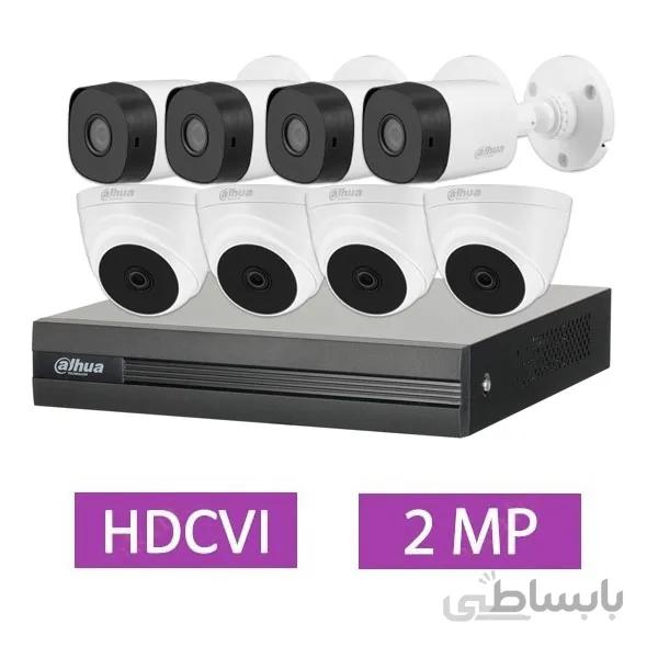 پک 8 کانال دوربین مداربسته داهوا 2MP -سری اقتصادی