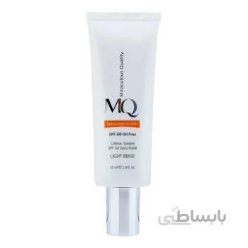 کرم ضد آفتاب رنگی ام کیو مدل LIGHT BEIGE حجم 55 میلی لیتر