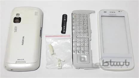 قاب کامل گوشی نوکیا C6-00 رنگ سفید
