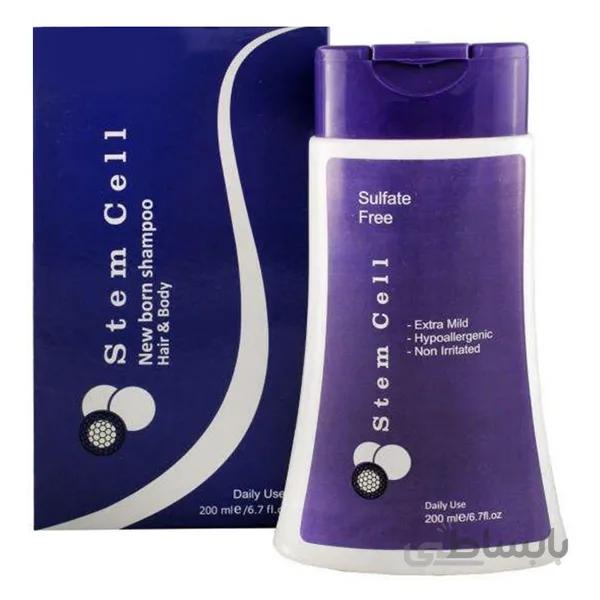 شامپو سر و بدن نوزاد پسر استم سل 200 میل ا stem cell baby boy shampoo