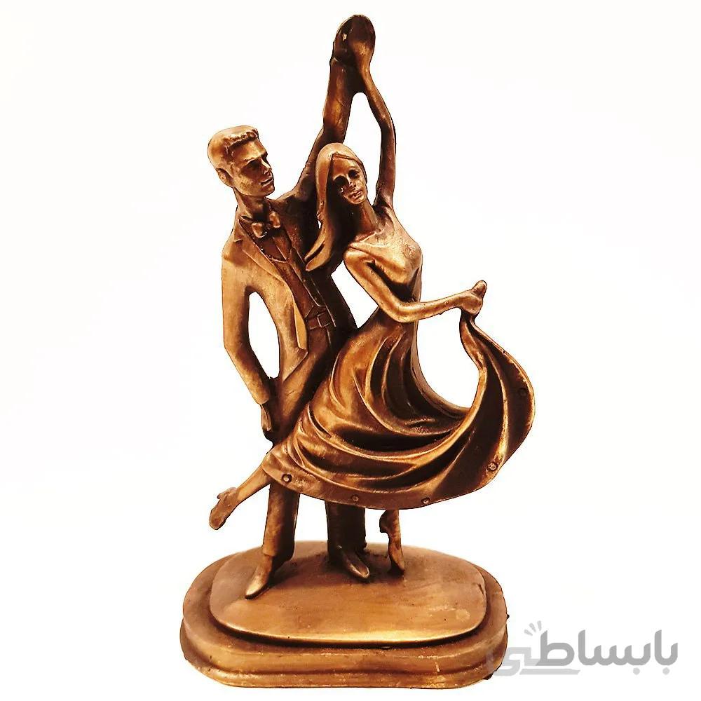 مجسمه رقاصه رنگ برنز کد 2
