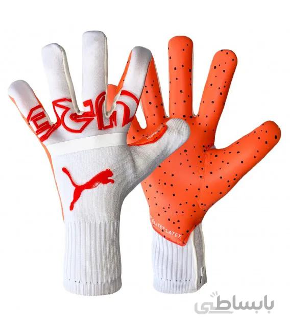 دستکش دروازه بانی پوما فیوچرز PUMA FUTURE Z GRIP 1 HYBRID PUMA WHITE-RED BLAST 041752-02