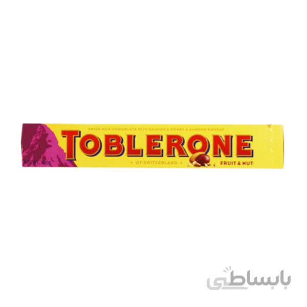 شکلات Toblerone میوه و آجیلی