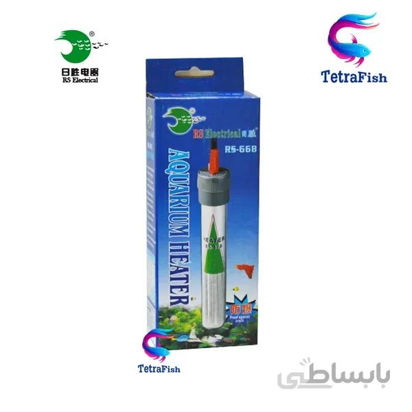 بخاری آکواریوم شیشه ار اس الکتریکال مدل RS-668 100w