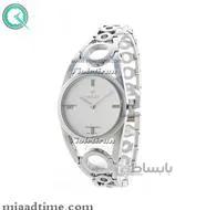 ساعت ویولت Violet زنانه گرد استیل صفحه سفید کد 0373L
