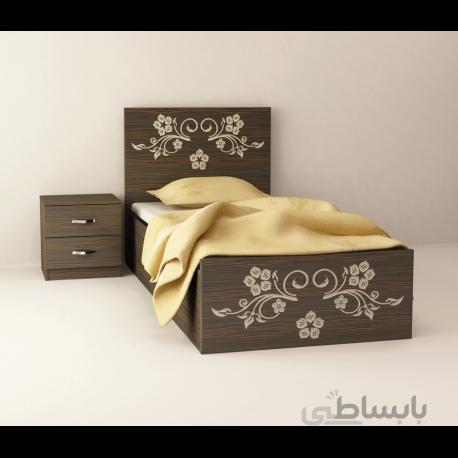 تخت خواب یک نفره فلاور