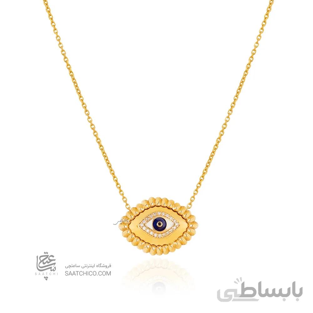 گردنبند طلا طرح چشم و نظر کد CN494