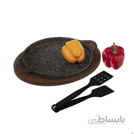 تابه گریل چدن مدل Padela بدون درب