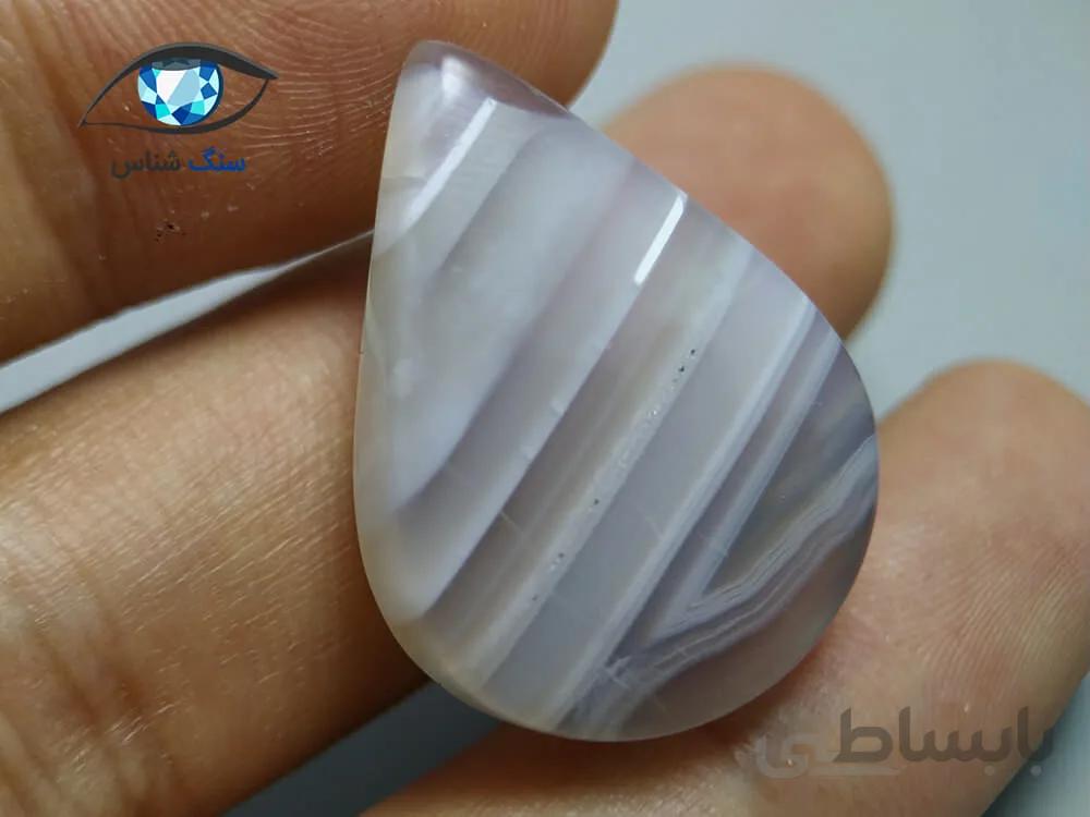 عقیق سلیمانی اشکی طبیعی 6.2 گرم