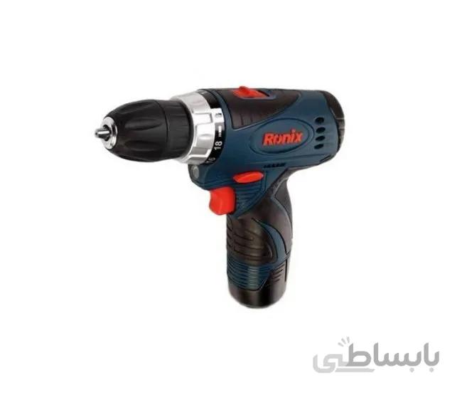 دریل پیچ گوشتی شارژی 12 ولت لیتیوم رونیکس – 8512 ا Ronix LITHIUM CORDLESS DRIVER / DRILL 12V – 8512