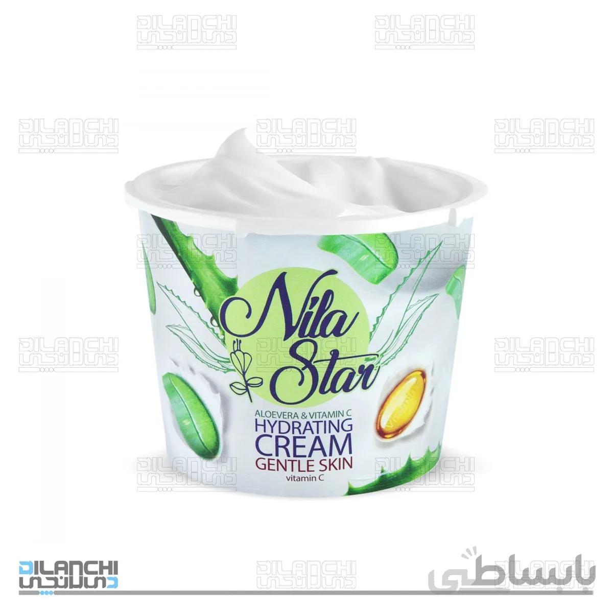 کرم مرطوب کننده آلوئه ورا و ویتامین C نیلا استار