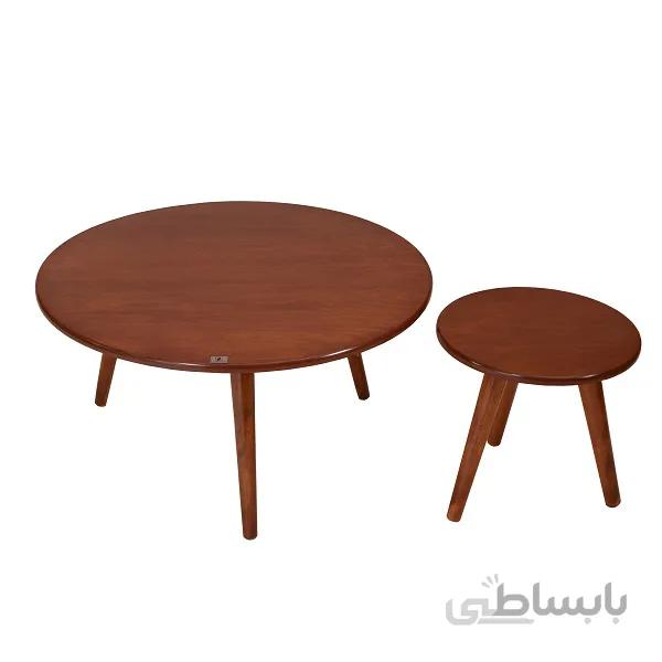 میز جلو مبلی و عسلی لمکده مدل Benetly2 مجموعه دو عددی