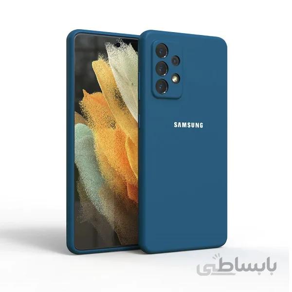 کاور قاب سیلیکونی گوشی موبایل سامسونگ مدل Galaxy A52 محافظ لنز دار ا Silicone case for Samsung Galaxy A52
