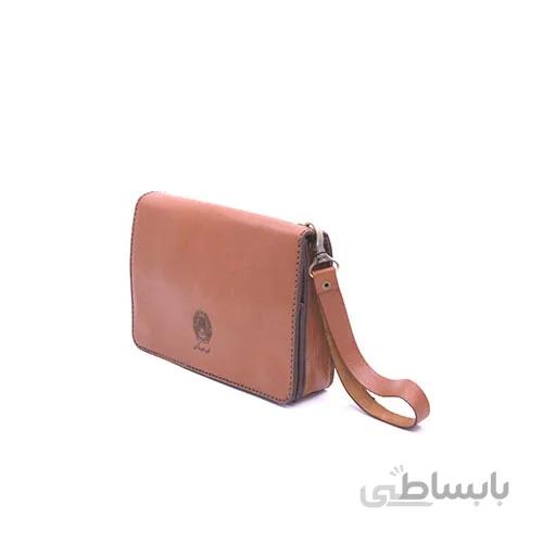کیف مدارک دستی عسلی