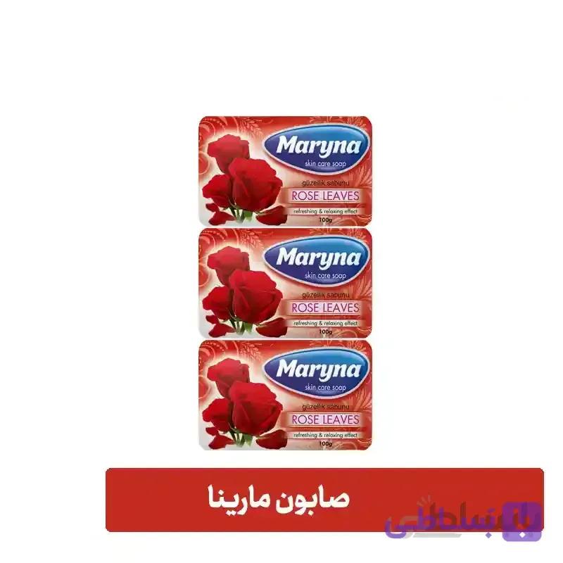 صابون مارینا ۱۰۰ گرم ۶ عددی  – رایحه گل رز