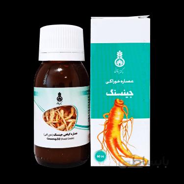 عصاره خوراکی جینسینگ 60 میلی لیتر دکتر زرقانی