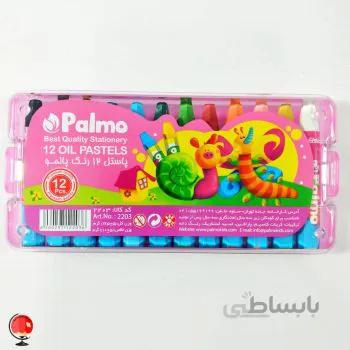 پاستل 12 رنگ طلقی پالمو palmo صورتی