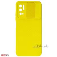 کاور سیلیکونی محافظ لنزدار کشویی مدل کبریتی مناسب برای گوشی شیائومی POCO M3 Pro