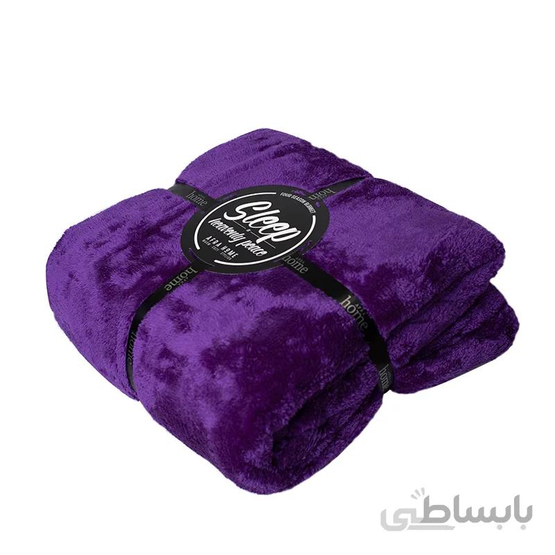 پتو افرا مدل چهارفصل رنگ بنفش وایلد ارکید سایز 220 × 180 سانتی متر