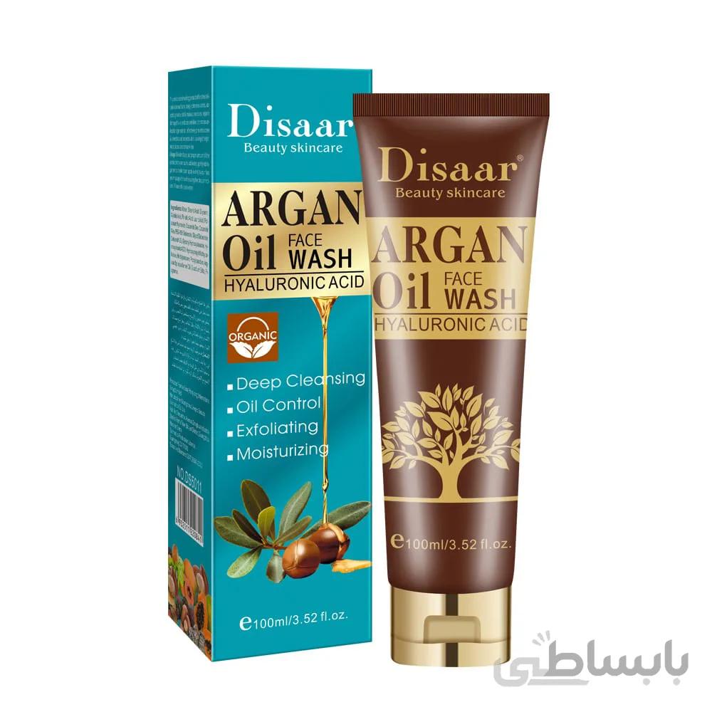 ژل شست وشوی صورت روغن آرگان دیسار Disar حجم 100 ml