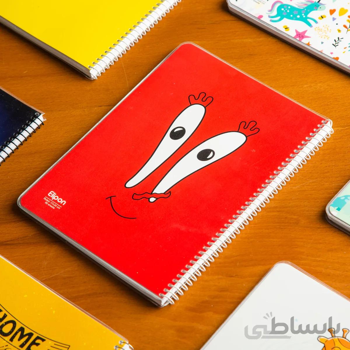 دفتر مشق الیپون (جلد مجلد) 80 برگ کد 4