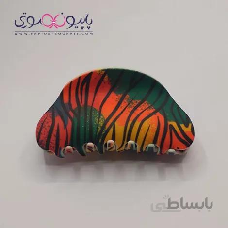 کلیپس مو طرح زبرا رنگی
