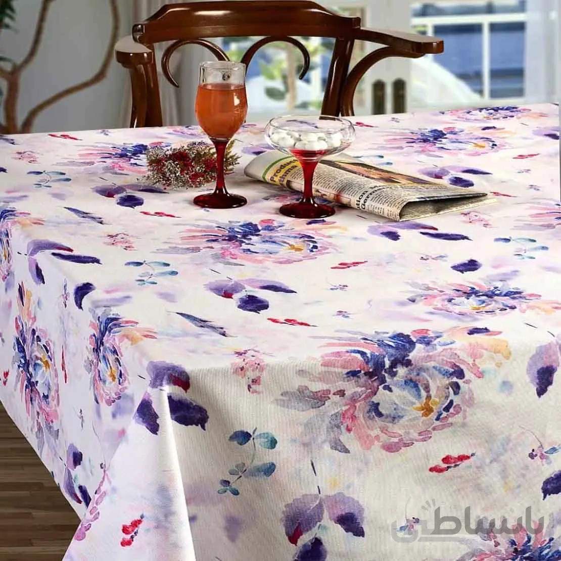 رومیزی 4 نفره مربع طرح آستر