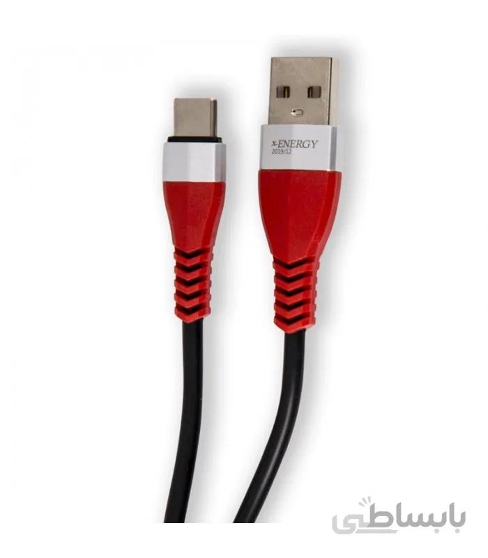 کابل تبدیل USB به USB C ایکس انرژی مدل X 230 طول 1 متر