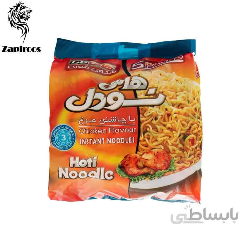نودل با عصاره مرغ هاتی کارا - بسته 5 عددی