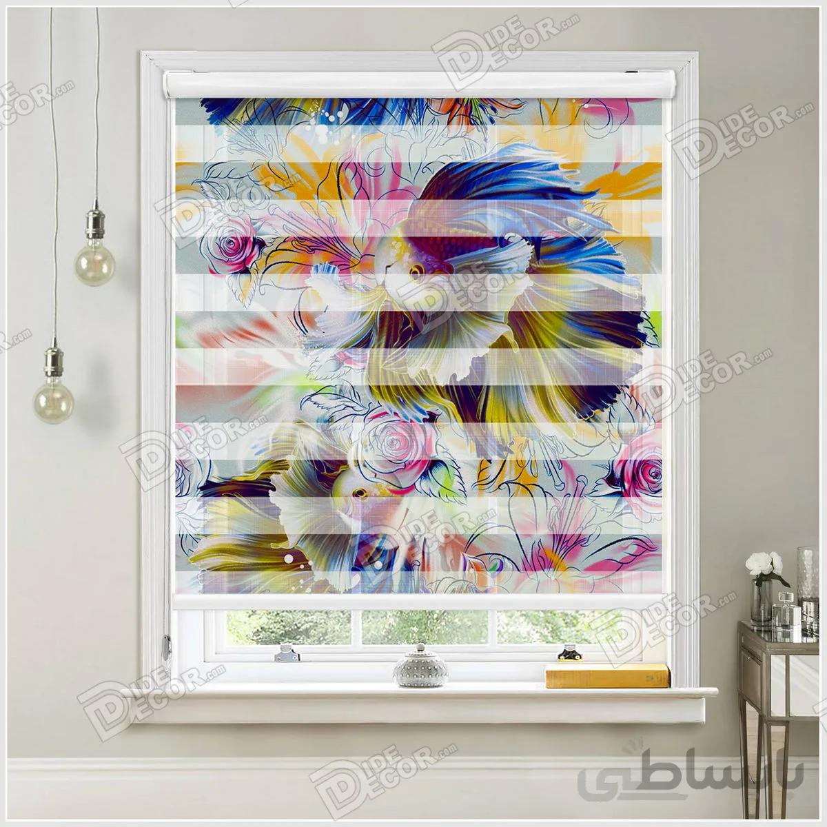 پرده زبرا طرح نقاشی کد ZSP-44