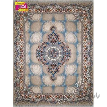 فرش ماشینی آرا مشهد طرح 25591 کرم بژ