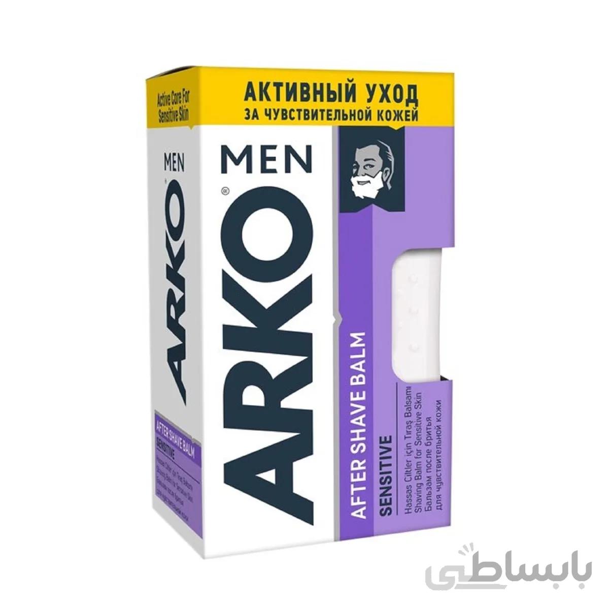 افتر شیو آرکو ARKO مدل Sensitive حجم 150 میلی لیتر ا ARKO MEN Sensitive After Shave Balm