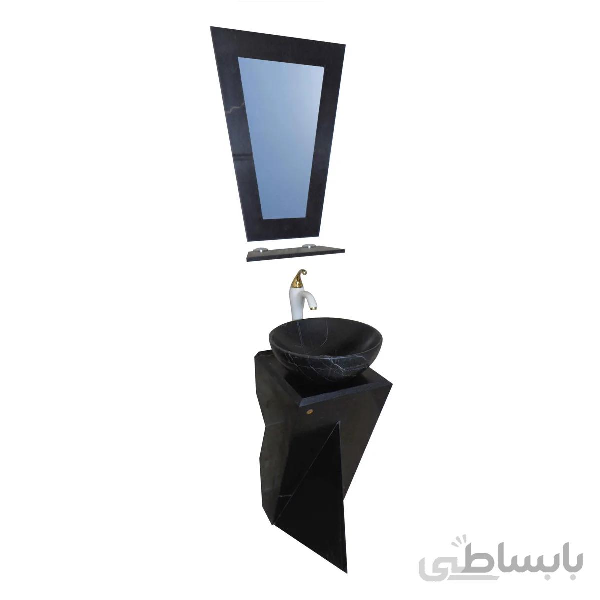 ست کامل روشویی دایانا مشکی لاله